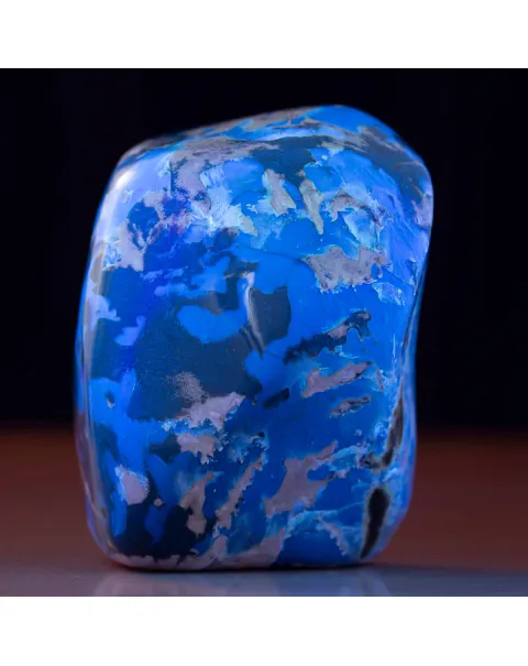 Campione di Ambra Blu di Sumatra - Luce e Chimica