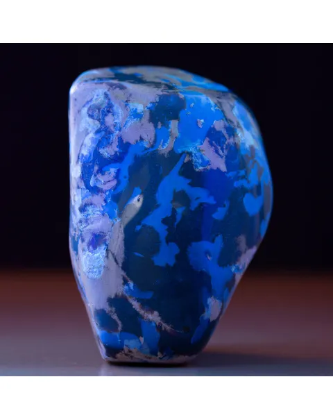 Campione di Ambra Blu di Sumatra - Luce e Chimica
