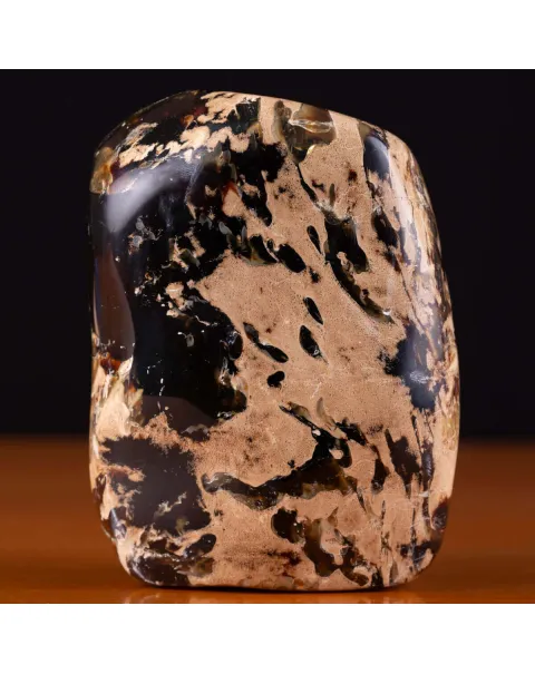Campione di Ambra Blu di Sumatra - Luce e Chimica