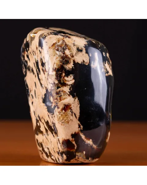 Campione di Ambra Blu di Sumatra - Luce e Chimica