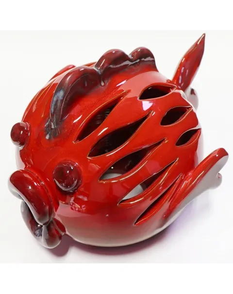 Scultura Pesce in Ceramica