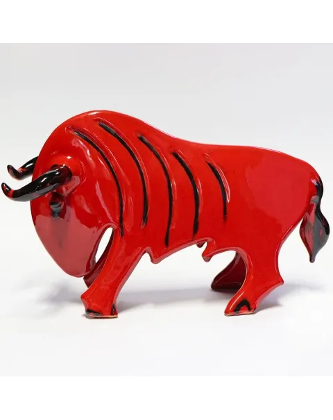 Scultura Taurus in Ceramica