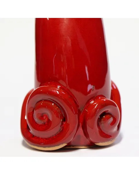 Scultura Corno in Ceramica
