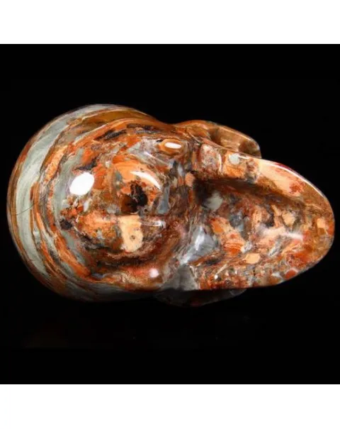 Teschio di Diaspro Rosso