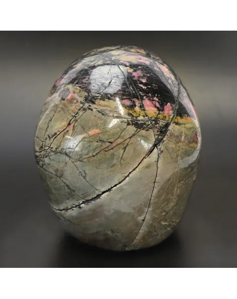 Teschio in Rodonite