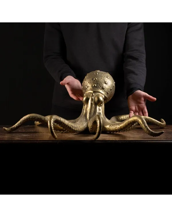 Scultura Bronzo Polpo