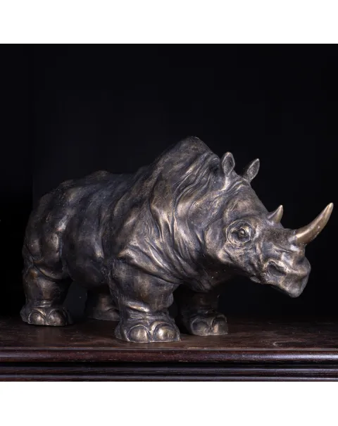 Scultura in Bronzo - Rinoceronte Monumentale.