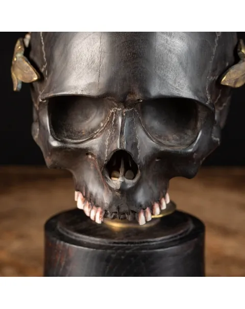 Scultura Teschio Memento Mori