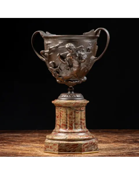 Coppe Bronzo Stile Napoleone III