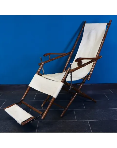 Sedia a sdraio vintage