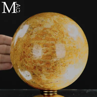 Grande Sfera Corallo Fossile del Cretaceo.