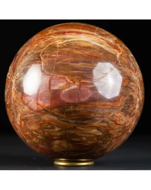 Sfera di Legno Pietrificato