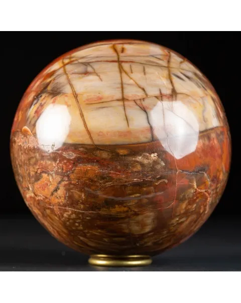 Sfera di Legno Pietrificato