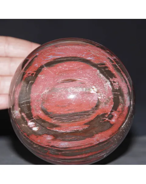 Sfera di Legno Fossile del Madagascar.