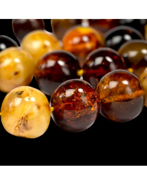 Collier in Ambra Baltica Naturale.