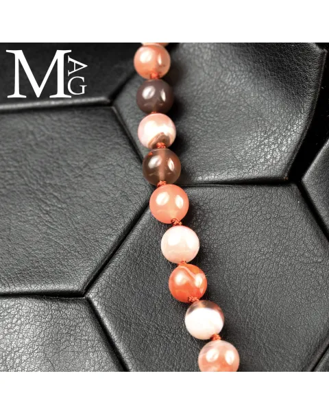 Collana in Agata del Botswana –  Antiche Vibrazioni.
