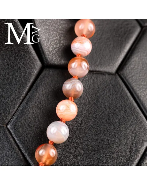 Collana in Agata del Botswana –  Antiche Vibrazioni.