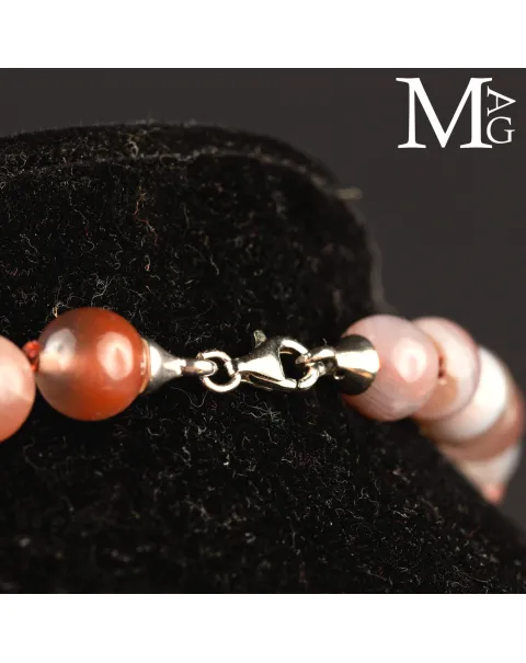 Collana in Agata del Botswana –  Antiche Vibrazioni.