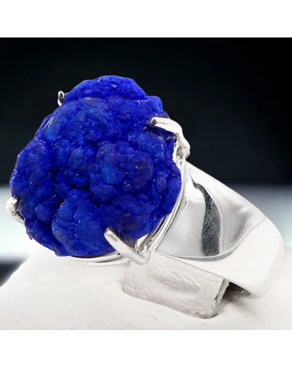 Anello in Argento : Azzurrite l'Intensità del Blu...