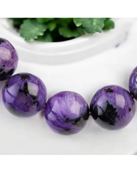 Bracciale in Charoite Siberiana