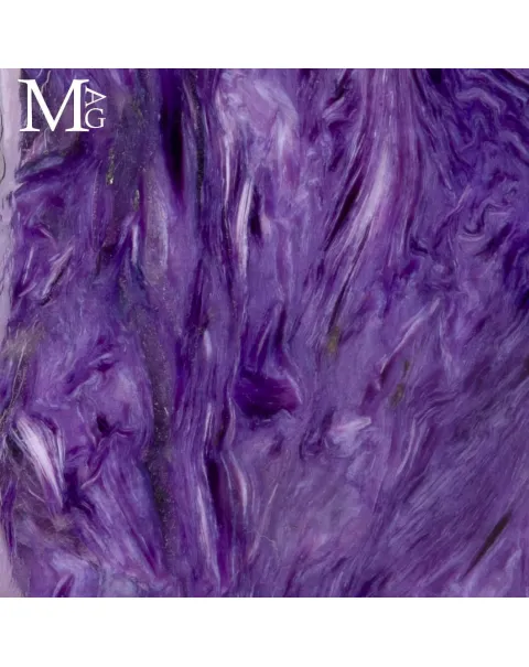 Ciondolo in Argento - Charoite dalla Siberia.