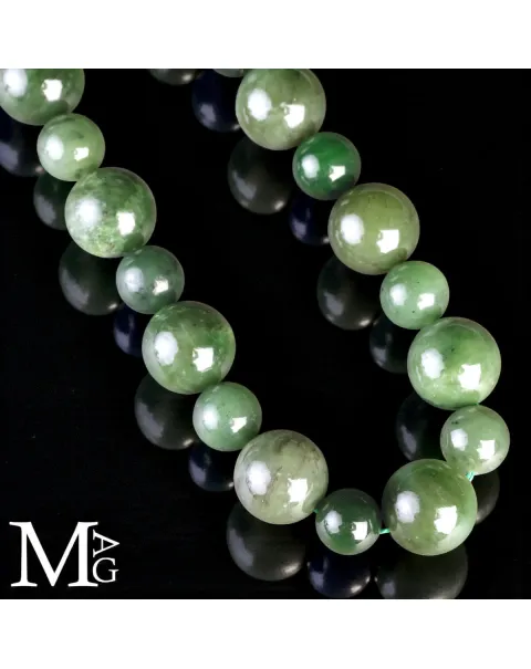 Collana in Giada Nefrite - Equilibrio.
