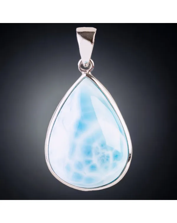 Ciondolo in Argento con Larimar,  Paradiso Terrest...