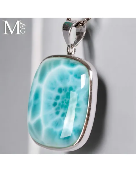 Ciondolo con Larimar – La Pietra dell’Atlantide