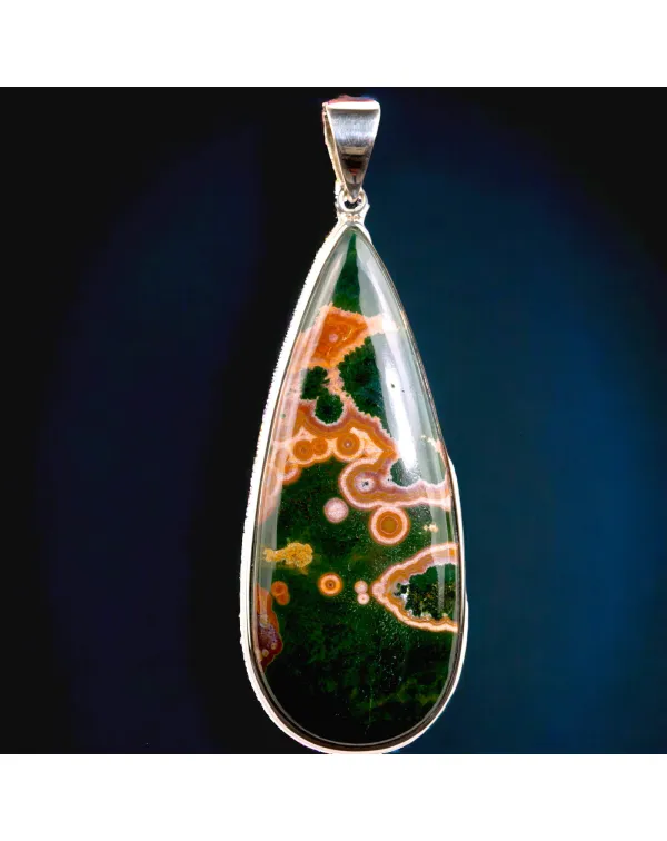 Gioiello "8th Vein Ocean Jasper" dalla f...
