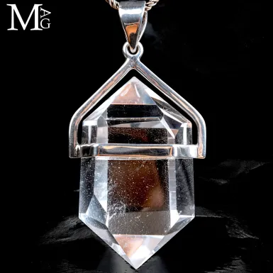 Ciondolo in Argento con Quarzo Ialino.