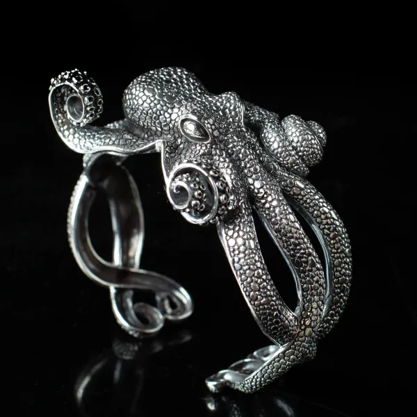 Bracciale A fascia - Polpo Realistico