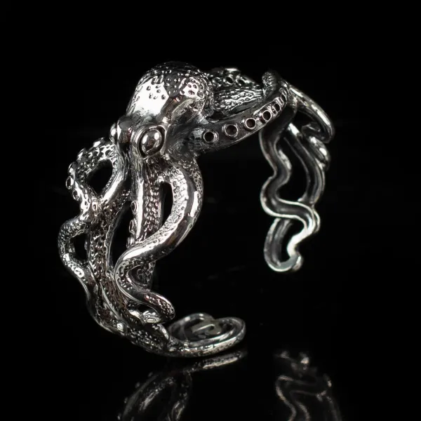 Bracciale A fascia - Polpo Realistico