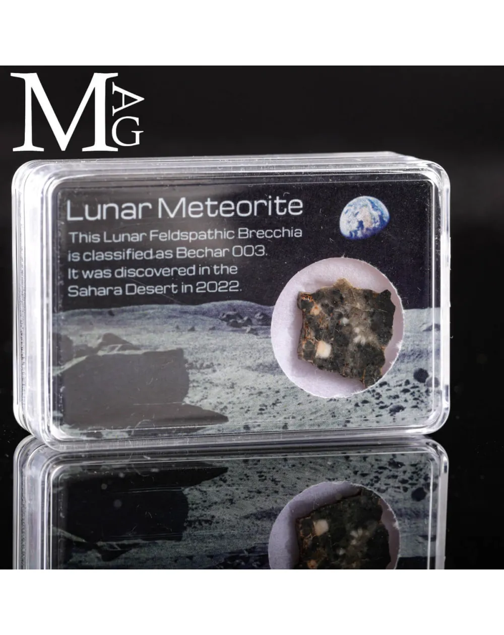 Meteorite Lunare Bechar 003 – Frammento autentico di Luna.