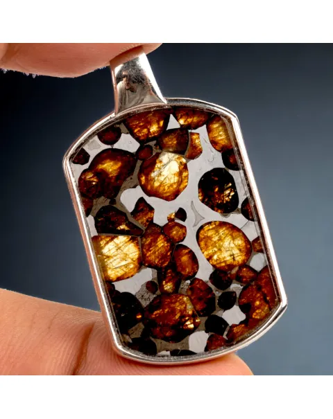 Ciondolo Pallasite Seymchan