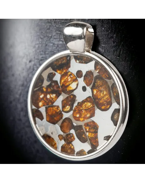 Ciondolo in Argento con Meteorite Seymchan