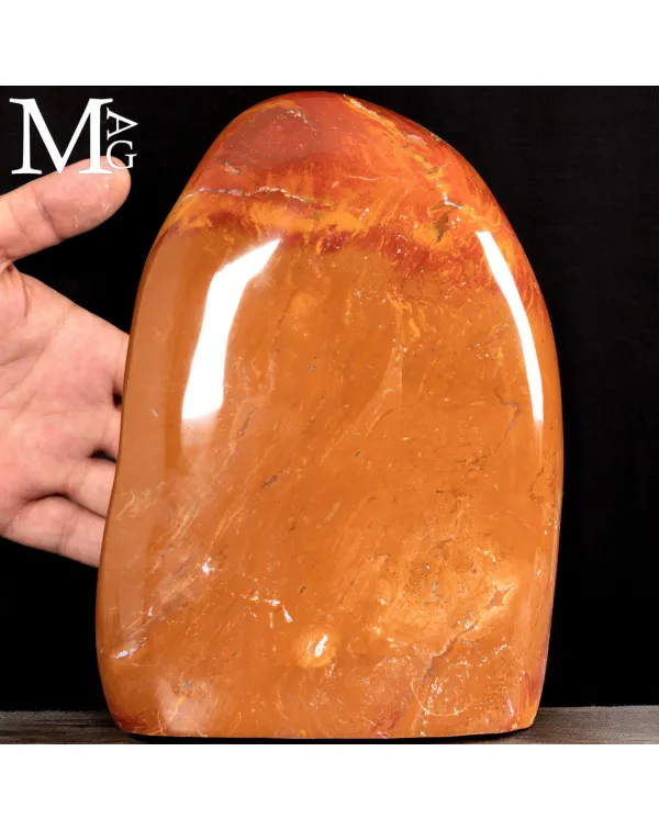 Agata Rossa del Madagascar – Elemento Decorativo N...