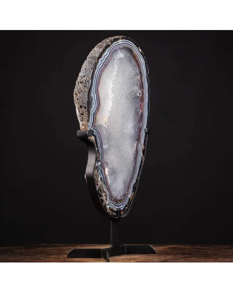 Grande Fetta di Agata - Cristalli Decorativi