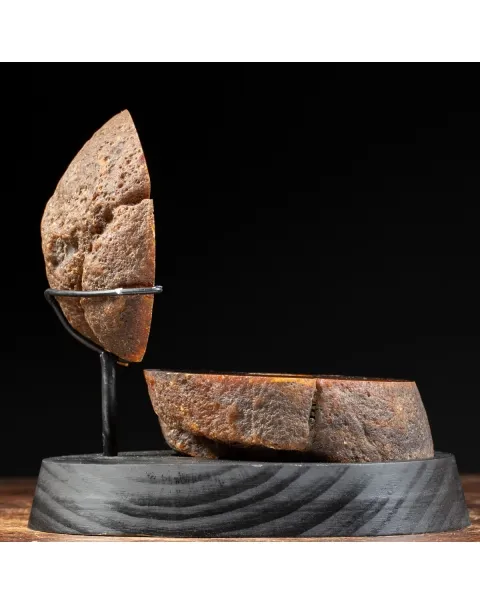 Geode Agata Sezionata su base