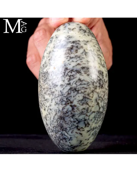 Shiva Lingam in Opale Dendritico.