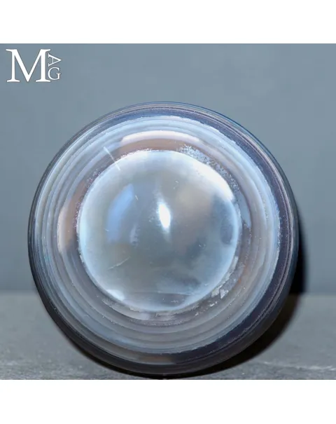 Sfera in Agata a Bande con Quarzo – Brasile