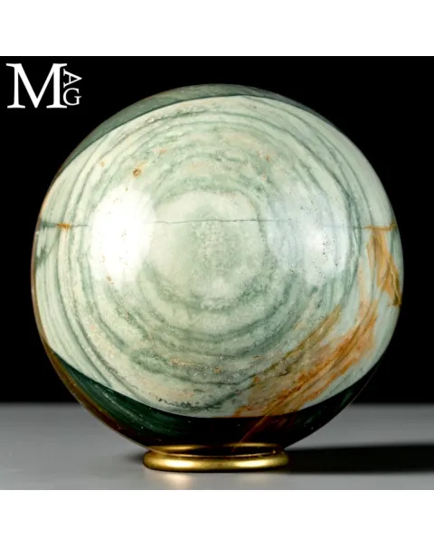 Sfera in Agata Policromo con occhio