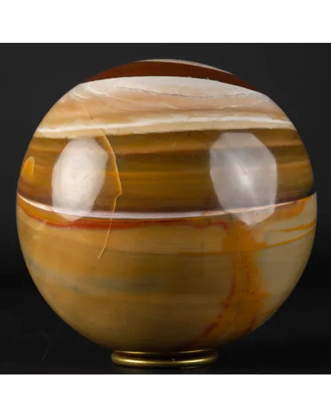 Sfera in Agata Policromo con occhio