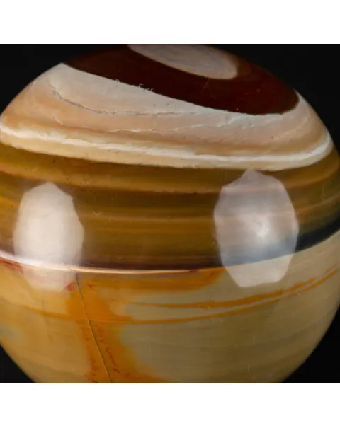 Sfera in Agata Policromo con occhio