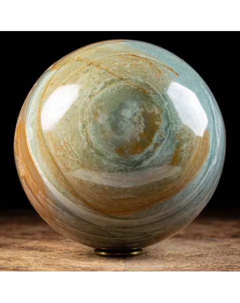 Sfera in Agata Policromo con occhio