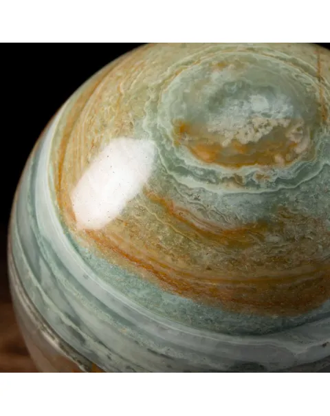Sfera in Agata Policromo con occhio