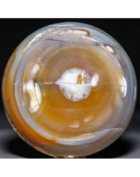 Sfera in Agata Naturale – Toni Mielati e Bande.