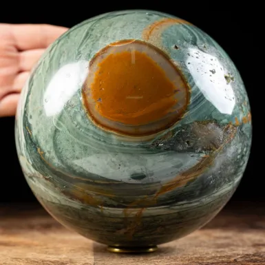 Sfera in Agata policromo 