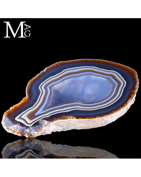 Grande Sezione di Agata Naturale da Geode