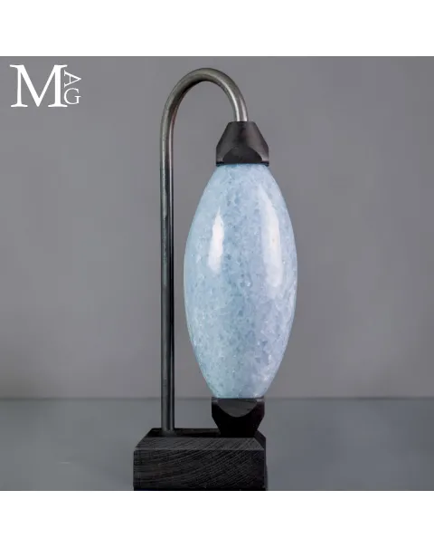 Shiva Lingam in Calcite Blue – Elemento di Design