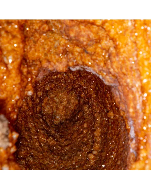 Un Magnifico Geode di Quarzo Citrino dal Brasile - Un Capolavoro Unico